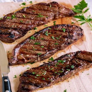 Grilled beef steak 