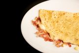 Crep de jamón ibérico y brie