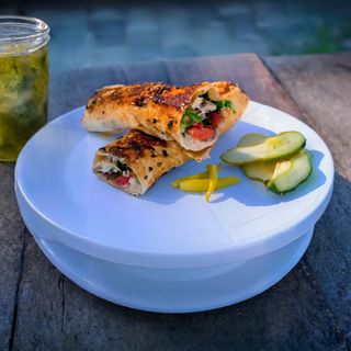 Скумбрия в лаваше