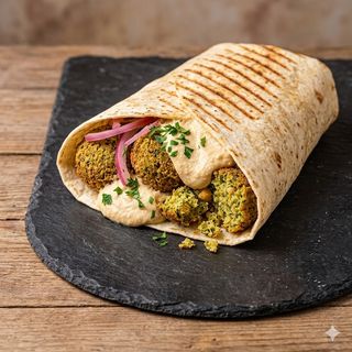 French tacos falafel