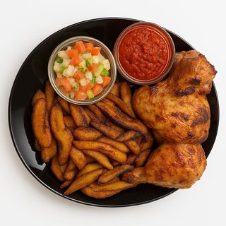 Alloco + ¼ Poulet Frit