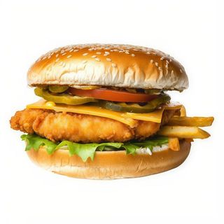 5. Hamburguesa De Pollo Empanado