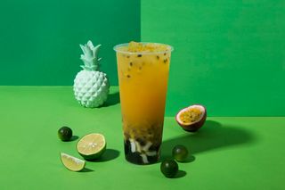 Double Passion fruit - fresh fruit tea
