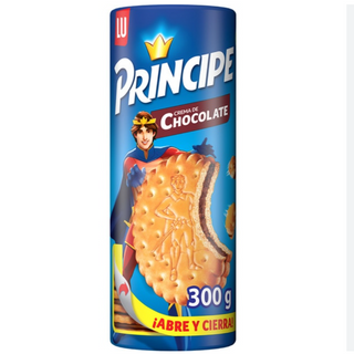 Príncipe galletas rellenas de chocolate