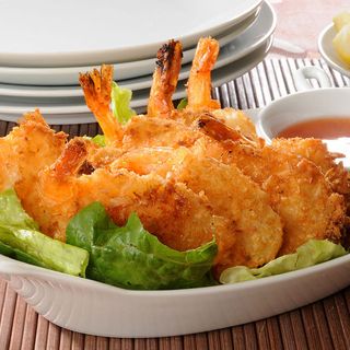 Friture Crevettes Panées