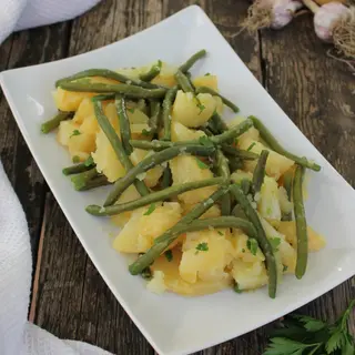 Patate all'insalata fagiolini