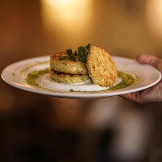 Кабачкові оладки з пряною куркою (350г)