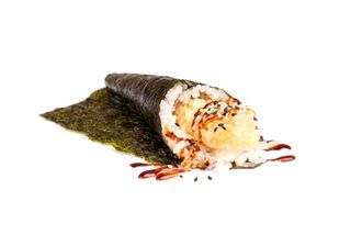 90.Temaki de Langostino (1 Ud.)