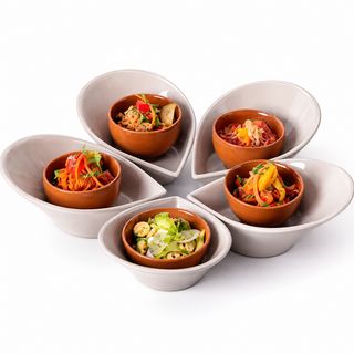 Assortiment de salades marocaines