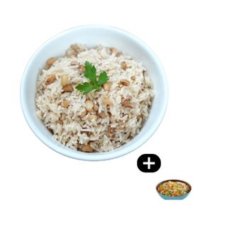 Ryż i fasolka z sosem paprykowym| Rice and Beans with Peppered sauce