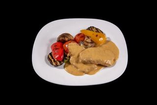 Escalop de porc cu sos de muștar