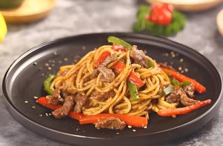 Pasta sa govedinom i crnim biberom黑胡椒牛肉意面