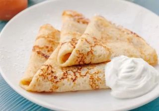 Блины со сметаной, со сгущенкой, с джемом