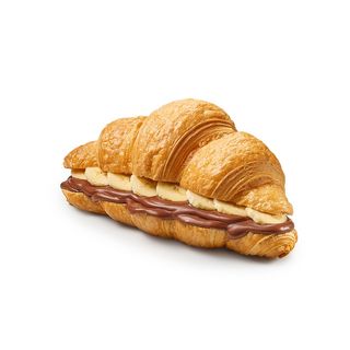 Croissant z Czekoladą i Bananem
