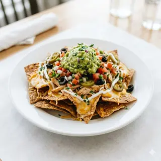 Mini Nachos De Pollo