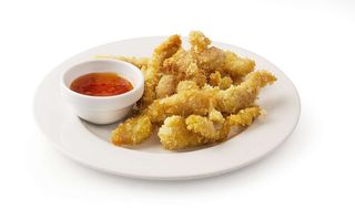 Tapa De Tiras De Pollo Empanado Al Estilo Oriental