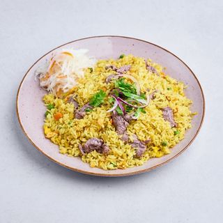 Ryż smażony z wołowiną