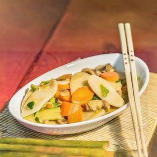 38 Gnocchi di riso con verdure