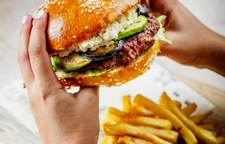 Hambourgeois légumes grillés feta