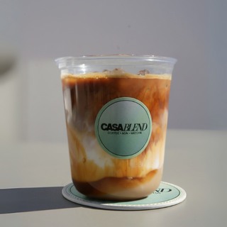 Iced Caramel Banana Latte