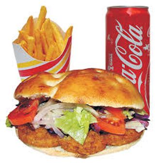 Panino falafel menù