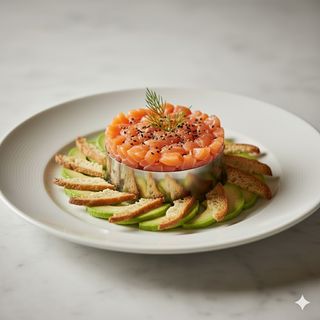 Tartar salmone