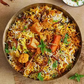 Vegetais Biryani