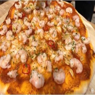 Pizza de gambas (30 cm.)