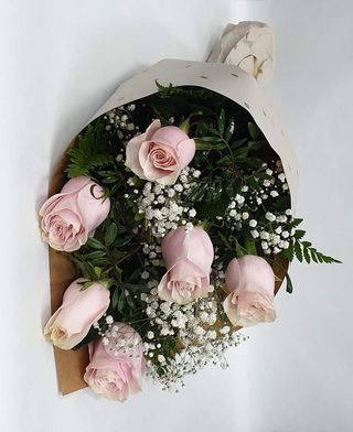 Ramo De 6 Rosas Rosadas