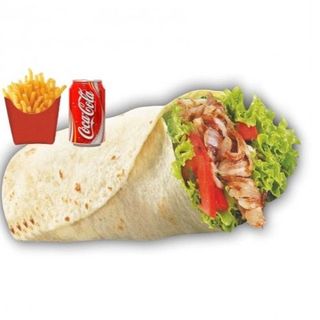 Wrap de pollo crujente