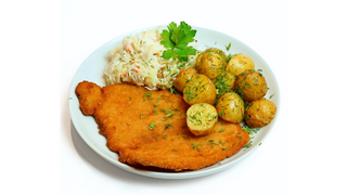 Kotlet schabowy z ziemniakami