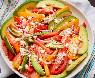 Avocado Garden Salad With Queso Fresco