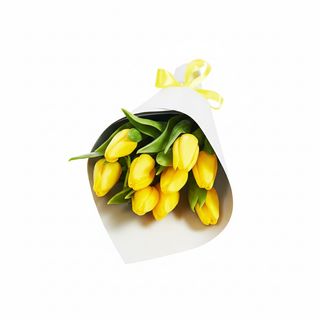 Весняний букет"9 жовтих тюльпанів"