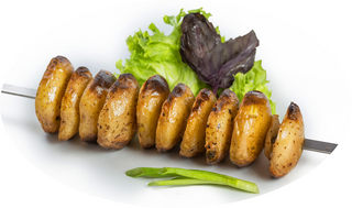 Картофель на мангале