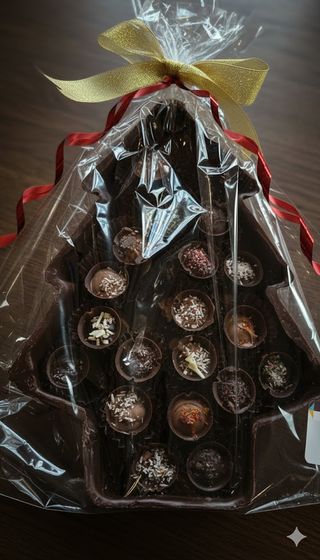 Albero di coccolato con 20 coccolatini artigianali misti