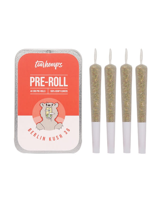 CBD Pre-Rolls - Berlin Kush 36 (x4)
