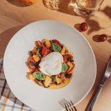 Ensalada de tomates confitados