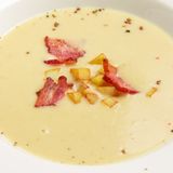 CREMA AHUMADA DE PATATAS CON PORTOBELLO Y TRUFA