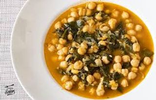 Espinacas con garbanzos