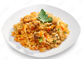 Ризото с пилешко филе,царевица - пикантно (400гр)