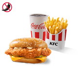 Meniu Dublu Crispy Burger Nepicant