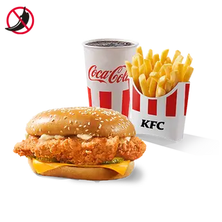 Meniu Dublu Crispy Burger Nepicant