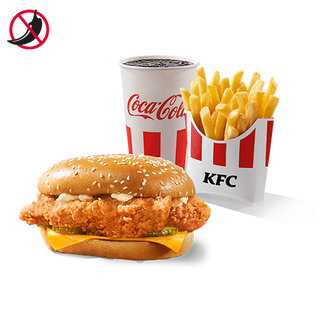 Meniu Dublu Crispy Burger Nepicant