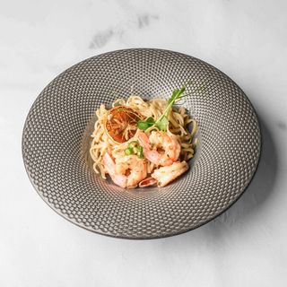 Hot shrimp pasta