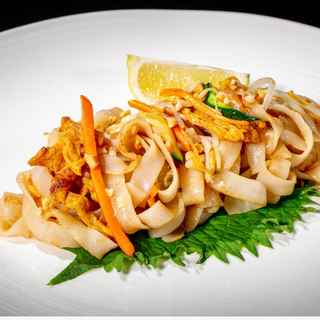 Pad thai con gamberi