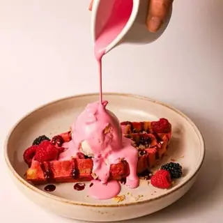 Pink Waffle
