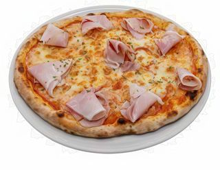 Pizza de jamón dulce
