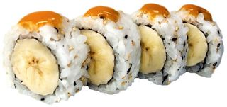 68. Uramaki Plàtan I Salsa De Mango (8 Uds.)