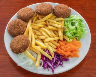 Prato Faláfel Vegetariano