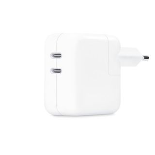 Adaptador De Corriente Apple Con 2 Puertos Usb-C De 35W Blanco - 0195949376566